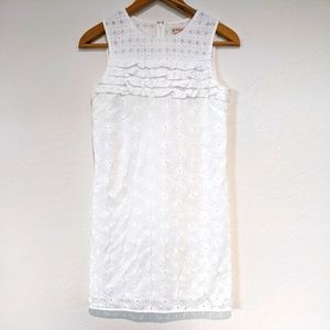 Brooks Brothers Red Fleece White Eyelet Dress